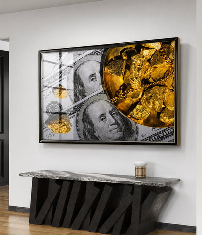 Wealth & Gold Luxury Money Art