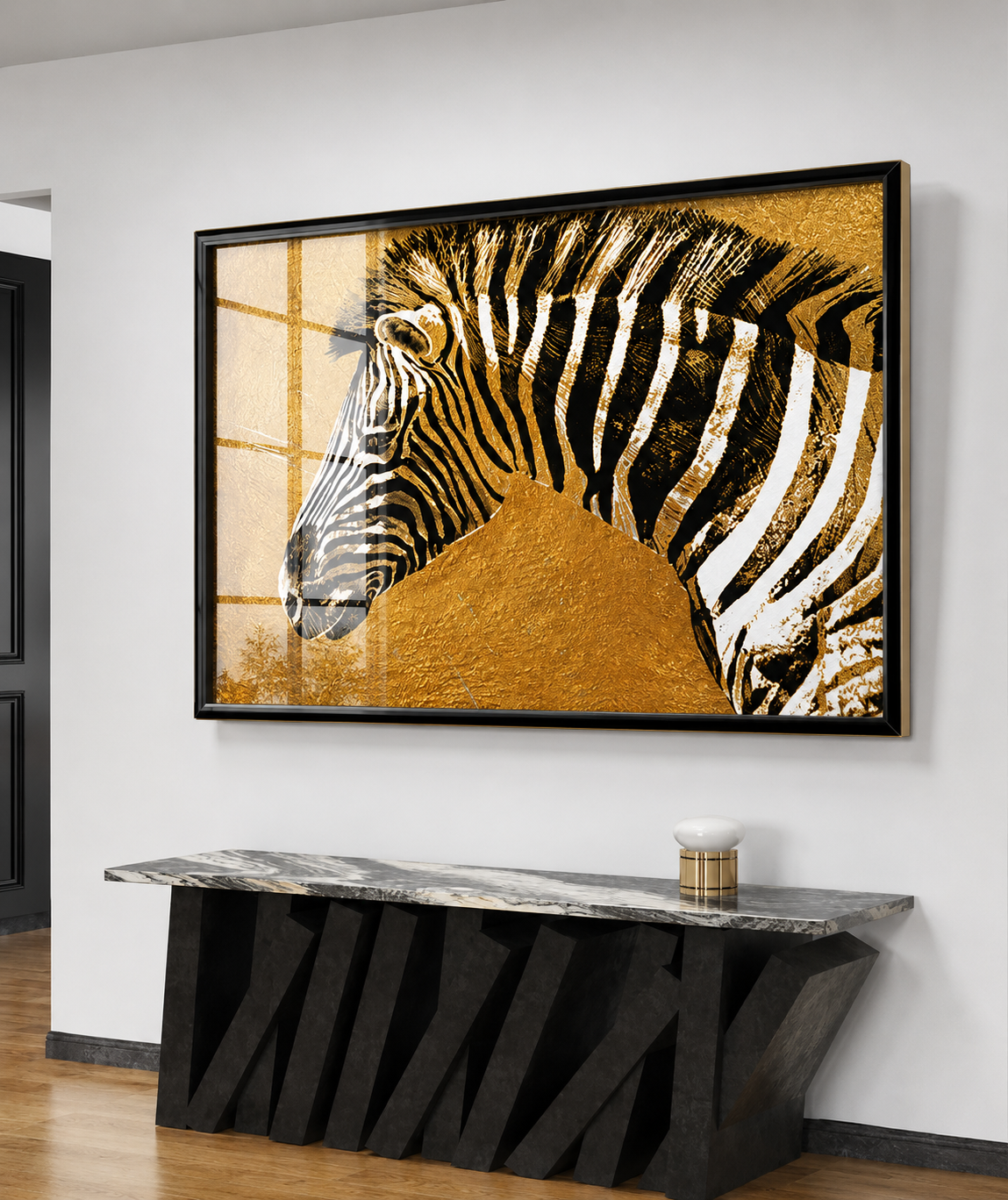 Golden Safari Zebra