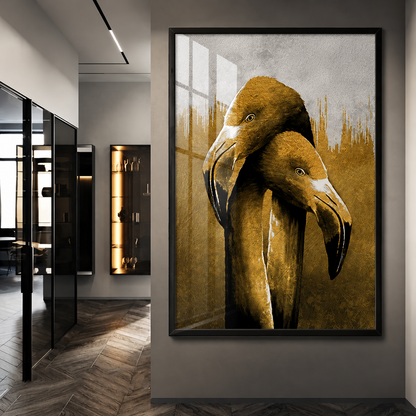 Golden Flamingo Duo