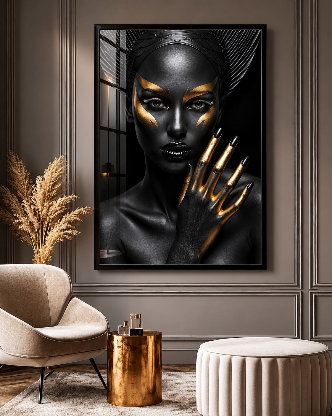 Golden Warrior Portrait
