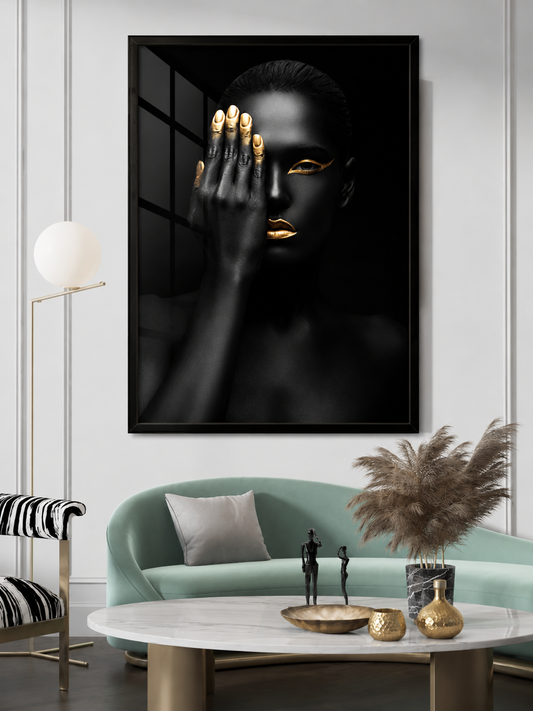 Golden Masked Beauty