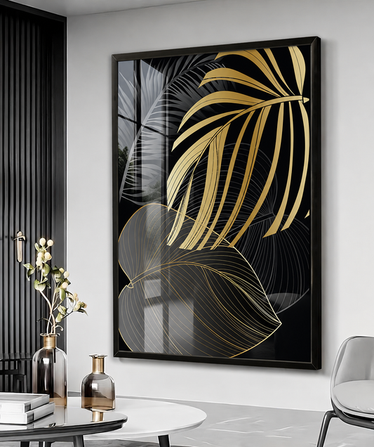 Golden Botanical Elegance