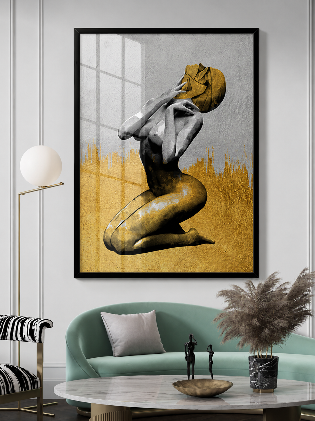Golden Serenity Sculpture