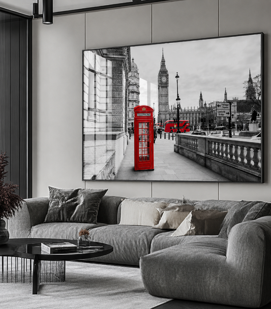 Red Phone Booth & Big Ben View