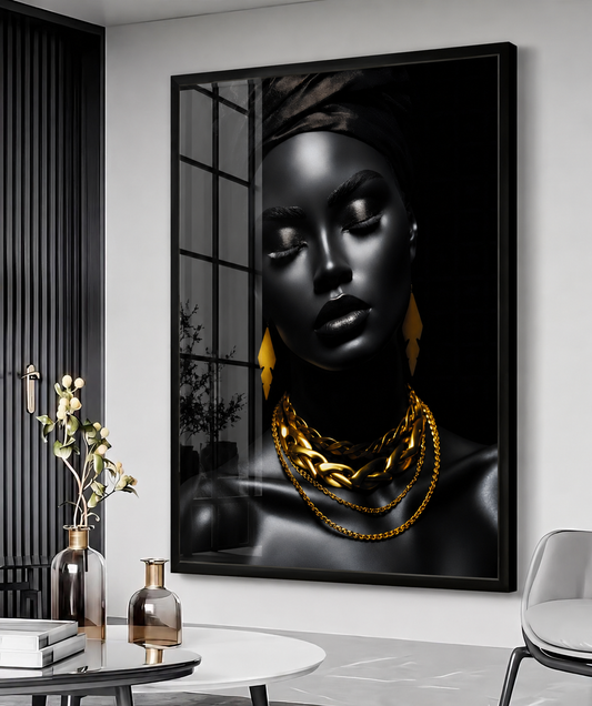 Gilded Power Portrait