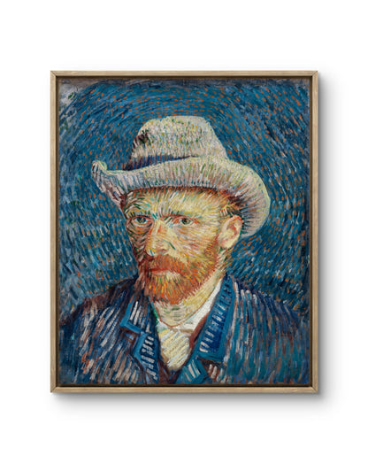 Self-Portrait with Grey Felt Hat