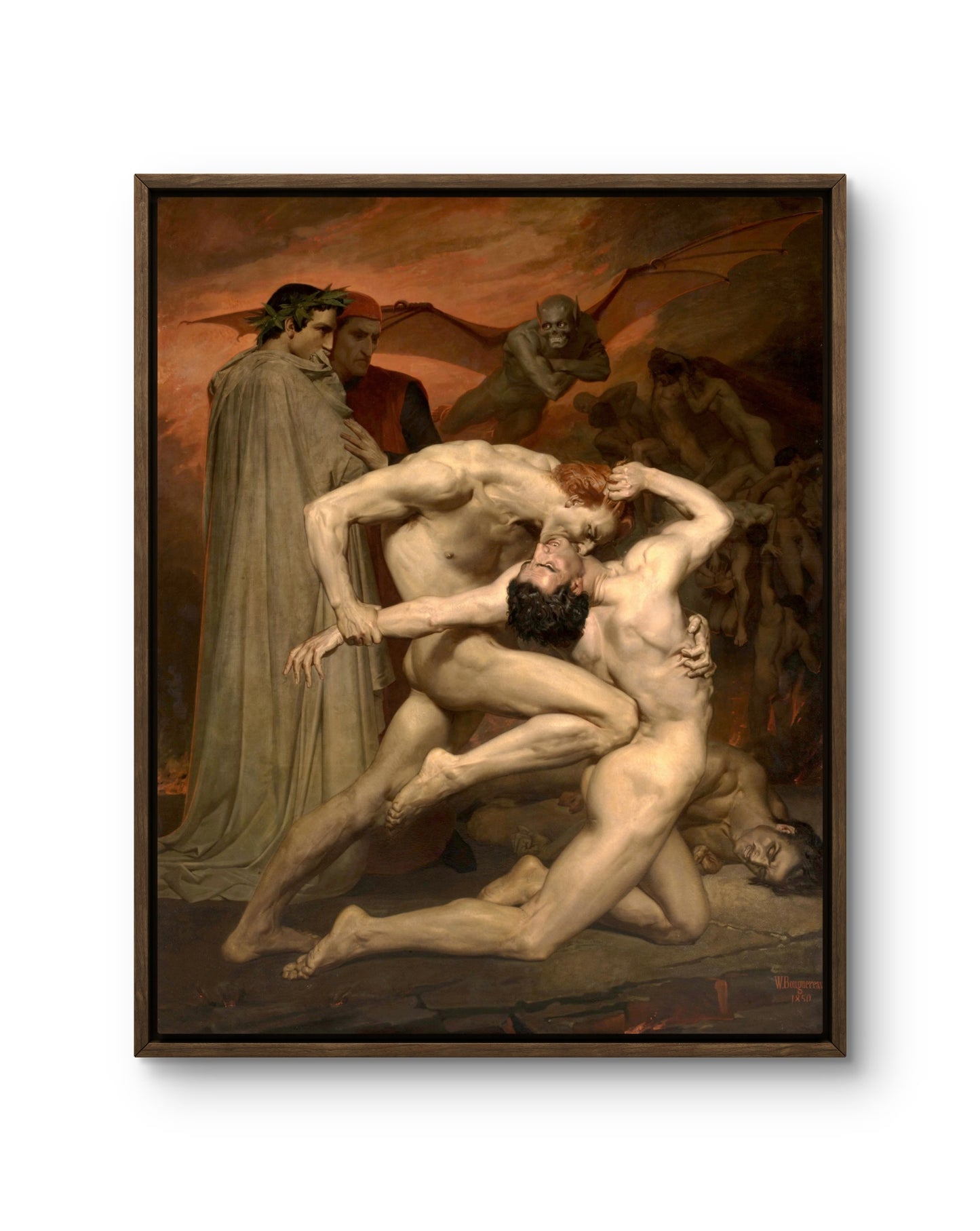 Dante and Virgil in Hell