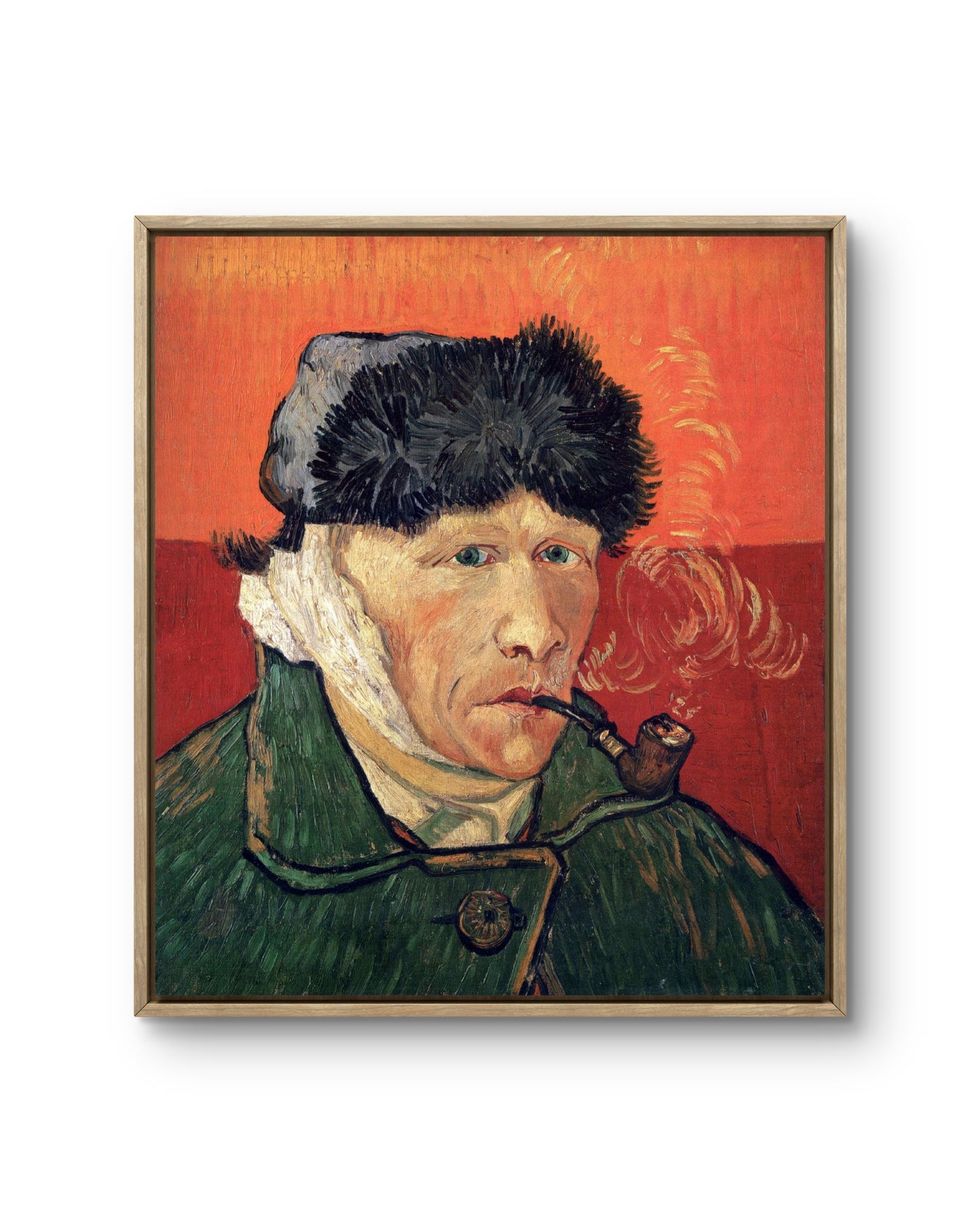 Self-Portrait with Bandaged Ear and Pipe