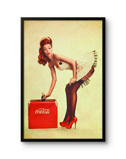 Coca-Cola Pin-Up Girl Poster