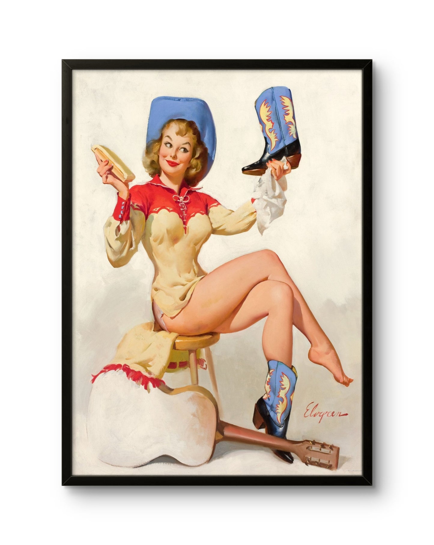 Cowgirl Vintage Pin-Up