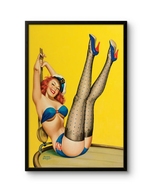 Yellow Pin-Up Glam
