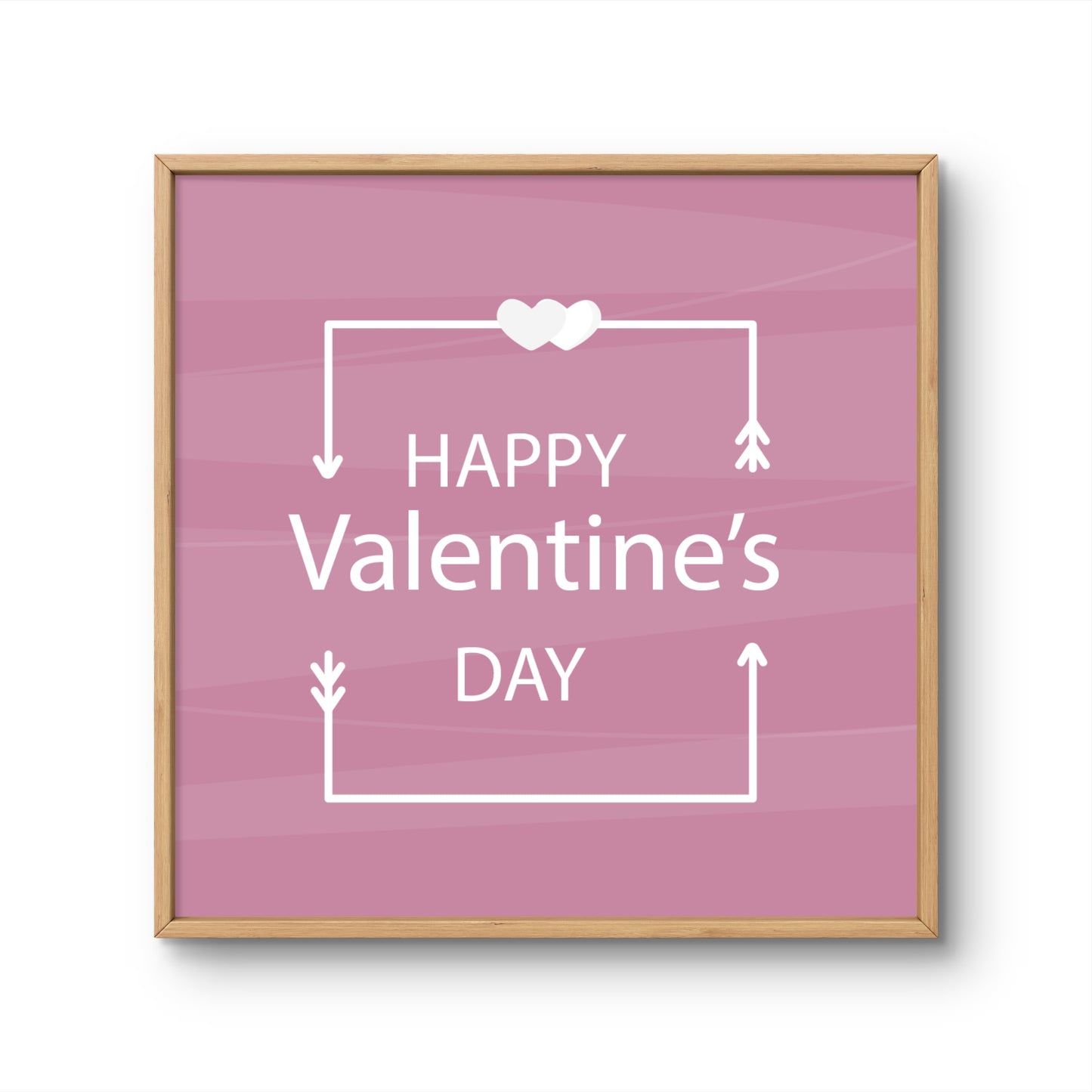 Happy Valentine's Day Framed Message